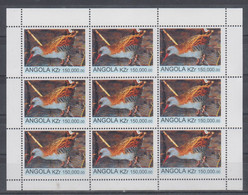 ANGOLA 1999 BIRD PATRIDGE SHEETLET - Pernice, Quaglie