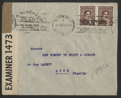 ARGENTINE Pli Par Avion En 1941 Pour La France Par Voie Maritime + La Censure Anglaise Des Bermudes (voir Description) - Cartas & Documentos