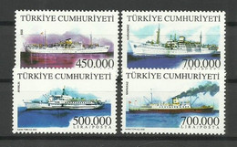 Turkey 2002 - Ships , MNH - Nuevos