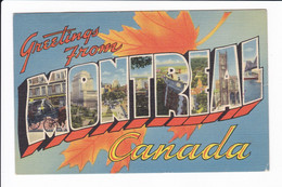 Greetings From MONTREAL - Canada - Montreal