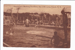 Stevenson's Bathing Pavillon, Sea Cliff, Long Island, N.Y. - Long Island