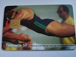 MONACO CHIPCARD  50 UNITS  SWIMMING WORLD RECORS MONTE CARLO      Fine Used Card   ** 3952 ** - Monace