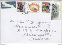 SOUTH AFRICA 2013 DIFFERENT STAMPS ON COVER, Used 2013 - Cartas & Documentos