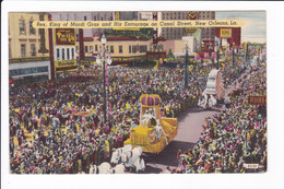 Rex, King Of Mardi Gras And His Entourage On Canal Street, New Orléans - New Orleans