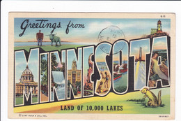 Greetings From  MINESOTA - Land Of 10.000  Lakes - Andere & Zonder Classificatie