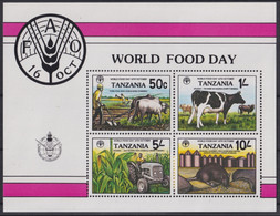 F-EX20300 TANZANIA MNH 1982 FAO WORLD FOOT DAY MAMMALS CAO BULL MOUSE. - Tegen De Honger