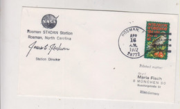 UNITED STATES SPACE 1972 Nice Cover - North  America