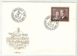 Liechtenstein // 1974 // Lettre 1er Jour, Couple Princier - Briefe U. Dokumente