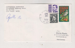 UNITED STATES SPACE 1972 Nice Cover - North  America