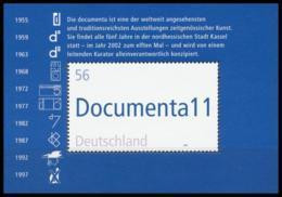 BRD MiNr. Block 58 (2257) ** 11.documenta In Kassel, Postfrisch - 2001-2010