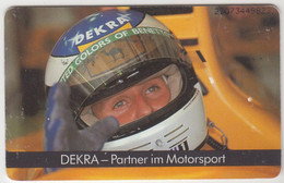 GERMANY - Dekra – Michael Schumacher, K 0825-07/93 , Tirage 4.000 ,used - K-Series : Série Clients