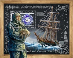 Maldives 2017   Polar Explorer , Sir Ernest Henry  Shackleton - Maldives (1965-...)