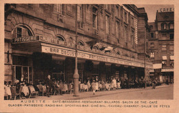 Café-Brasserie-Restaurant Aubette (Glacier, Pâtisserie, Cabaret) Place Kleber, Strasbourg - Carte CAP Non Circulée - Cafés