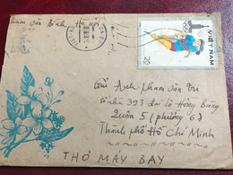 North VIET NAM Vietnam Envelope cover(20xu)-(ha Noi sent To Hcm 1980-1psc 04 Photo - Vietnam