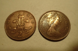 Grande Bretagne Great Britain 2 New Pence 1978 - 2 Pence & 2 New Pence