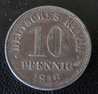 Allemagne / Deutsches Reich - Monnaie 10 Pfennig 1916 A En Fer - 10 Pfennig