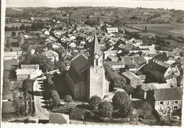 CPSM , D.81 ,N°3, En Avion Au-dessus De Valence-d'Albigeois , L' église . Ed. Lapie - Valence D'Albigeois