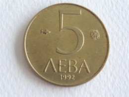5 LEVA BULGARIE 1992 - Bulgarie