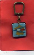 PORTE CLEFS AIR INTER LIGNES AERIENNES INTERIEURES COMPAGNIE AERIENNE FRANCAISE FRANCE - Werbung