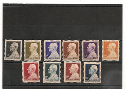 MONACO  PRINCE LOUIS II N° Y/T : 302/306** - Unused Stamps