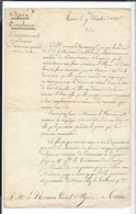 1er EMPIRE FRANCAIS 1813  Licenciement Des Préposés De La Poste D'Illyrie ( Receveur à Turin 9 Déc. ) Copie Circulaire - Documents Historiques