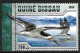 Guinea Bissau, Guiné Bissau - MNH 2016 :  Black Skimmer  -  Rynchops Niger - Mouettes