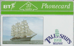 UK, BTC-043, 20 Units, Belfast Tall Ships Race 1991. - BT Allgemeine