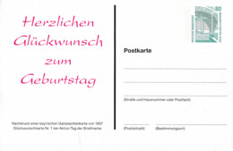 BRD, PP 154 B1/004, SWK. 80, Herzlichen Glückwunsch Zum Geburtstag - Postales Privados - Nuevos