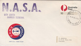 N°909 N -lettre (cover) N.A.S.A. City South Carrier Terminal - Oceania