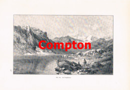 A102 300 E.T.Compton Tarasp Sankt Moritz Schuls Artikel Mit 4 Bildern 1896 !! - Autres & Non Classés