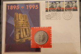 Niederlande, ECU - Numisbrief  Nr. 4; 1995; ECU - Brief 100 Jahre Film - Autres & Non Classés