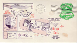 N°914 N -lettre (cover) Entier Postal -Uranus Rings- - Océanie