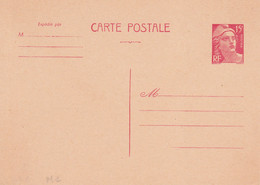 Carte Gandon 15 Fr Rouge M1 Neuve - Cartes Postales Types Et TSC (avant 1995)