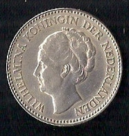 PAYS-BAS - WILHELMINE1/2 FLORIN 1930 ARGENT (NEDERLAND - WILHELMINA 1/2 GULDEN 1930 ZILVER) - Monnaies D'or Et D'argent