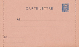 Carte Lettre Gandon 15 Fr Bleu N1 Neuve Repiquage Les Panneaux Bleus - Tarjetas Cartas