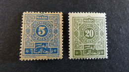 Maroc - Timbre Taxe YT N° 28 - 30 * Neuf Avec Charnière - Postage Due