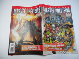 Marvel Previews The House Of Ideas N°25 Annee 2005 En V O - Cómics & Mangas (otros Lenguas)