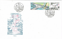 38455. Carta F.D.C. GABCIKOVO (Eslovaquia) 1993. Viñeta, Label RMD - FDC