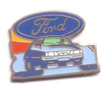 L243 Pin's FORD Bleu Rouge Jaune Achat Immédiat - Ford
