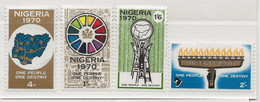 Nigeria, 1970, SG 240 - 243, Mint Hinged - Nigeria (1961-...)