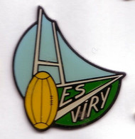 AA37 Pin's RUGBY  ES VIRY Haute Savoie Achat Immédiat - Rugby