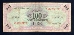 Banconota Italia - Occupazione Alleata 1943 (circolata) - Allied Occupation WWII