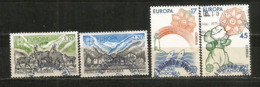 Protection Nature (Isard,poisson,etc)  EUROPA 1986.  4 Timbres Oblitérés 1 ère Qualité. NO PJ - Oblitérés