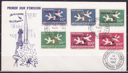 Guinee, 1962, Space, Pigeons, FDC - Afrika