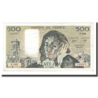 France, 500 Francs, 1984, 1984-07-05, TTB, Fayette:71.31, KM:156e - 500 F 1968-1993 ''Pascal''