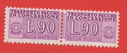 1946/81 (11/ll) Pacchi In Concessione Filigrana Stelle IV Lire 90 - Nuovo - Colis-concession