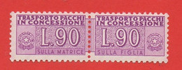 1946/81 (11/ll) Pacchi In Concessione Filigrana Stelle IV Lire 90 - Nuovo - Colis-concession