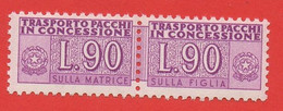 1946/81 (11/ll) Pacchi In Concessione Filigrana Stelle IV Lire 90 - Nuovo - Colis-concession