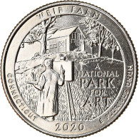 Monnaie, États-Unis, Quarter, 2020, Denver, Weir Farm - Connecticut, SPL - 2010-...: National Parks