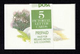 IRELAND 1990 Postal Stationery: Pack Of 5 Letter Cards MINT/UNUSED - Postal Stationery